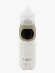 bblüv Pro ladattava sähköinen nenäimuri vauvalle ja kokemuksia arvostelusta